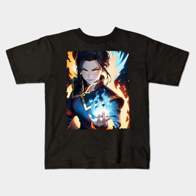 AZULA MERCH VTG Kids T-Shirt by funnymushroomz